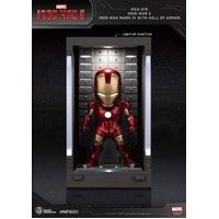 Beast Kingdom Mini Egg Attack - Marvel Iron Man 3 Mark III with Hall of Armor