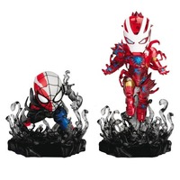 Beast Kingdom Mini Egg Attack - Marvel Maximum Venom Special Color Version Iron Man and Spiderman 2 Pack