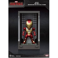 Beast Kingdom Mini Egg Attack - Marvel Iron Man 3 Mark XVII with Hall of Armor