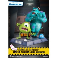 Beast Kingdom Master Craft - Disney Pixar Monsters Inc James P Sullivan & Mike Wazowski