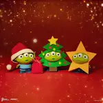 Beast Kingdom Mini Egg Attack - Disney Pixar Alien Remix Party XMAS 3 Pack