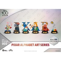 Beast Kingdom Mini D Stage - Disney Pixar Alphabet (Set Of 6)