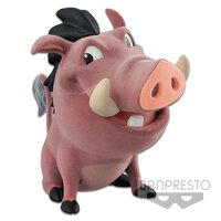 Q POSKET Disney Figurine - Fluffy Puffy Pumbaa