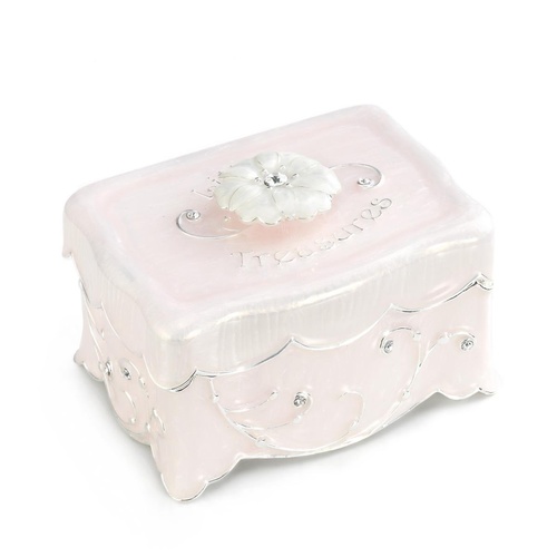 Demdaco Baby - Elegant Charms Little Treasures Keepsake Box Pink