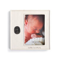 Demdaco Baby - God Bless This Little One Medallion Photo Frame