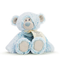 Demdaco Baby - Blue Pocket Prayer Bear Plush 28cm