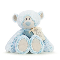 Demdaco Baby - Blue Pocket Prayer Bear Plush 40cm