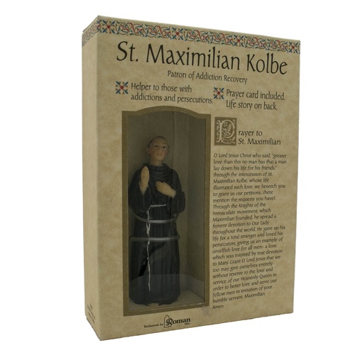 Roman Inc - Saint Maximilian Kolbe - Patron of Addiction Recovery