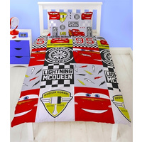 Disney Cars Quilt Cover Set - Single - Velocity