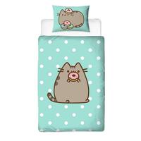 Pusheen The Cat Quilt Cover Set - Single - Pusheen with Doughnut