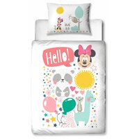 Disney Minnie Mouse Quilt Cover Set - Cot - Minnie Mouse Friends