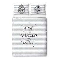 Harry Potter Quilt Cover Set - Double - Don't Let The Muggles Get You Down