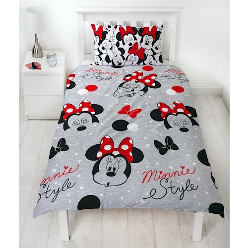 Disney Minnie Mouse Quilt Cover Set - Single - Cute