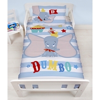 Disney Dumbo Quilt Cover Set - Cot - Dumbo Circus
