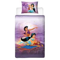 Disney Aladdin Quilt Cover Set - Single - Sunset 