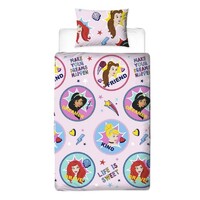 Disney Princess Quilt Cover Set - Single - Fearless 