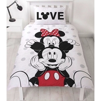 Disney Mickey and Minnie Mouse Quilt Cover Set - Single - Beyond