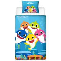 Baby Shark Quilt Cover Set - Single - Underwater