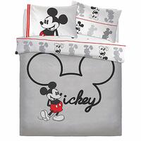 Disney Mickey Mouse Quilt Cover Set - Double - Jersey Mickey