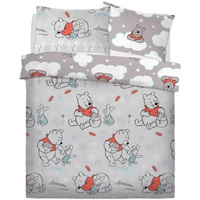 Disney Winnie the Pooh Quilt Cover Set - Double - Clouds
