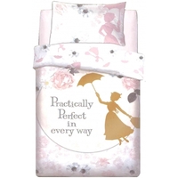 Disney Mary Poppins Quilt Cover Set - Single - Practically Perfect in Every Way
