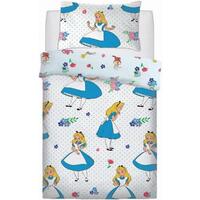 Disney Alice In Wonderland Quilt Cover Set - Single - Falling