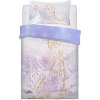 Disney Frozen Quilt Cover Set - Single - Rose Gold