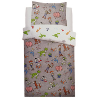 Disney Toy Story Quilt Cover Set - Single - Toys Are Back In Town