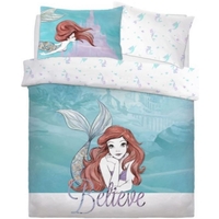 Disney The Little Mermaid Quilt Cover Set - Double - Ariel Believe