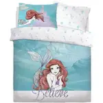 Disney The Little Mermaid Quilt Cover Set - Double - Ariel Believe
