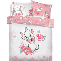 Disney Aristocats Quilt Cover Set - Double - Marie Oh Laa Laa