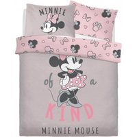 Disney Minnie Mouse Quilt Cover Set - Double - One Of A Kind