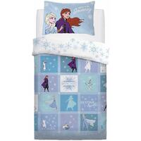 Disney Frozen 2 Quilt Cover Set - Single - Patchwork 