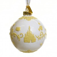 English Ladies Beauty And The Beast - Belle Ornament - White