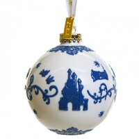 English Ladies Snow White Ornament - White
