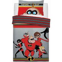 Disney The Incredibles Quilt Cover Set - Single - Saving The Day