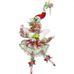 Mark Roberts Fairies - Small Peppermint Patty