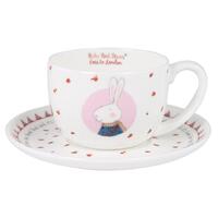 Ashdene Ruby Red Shoes Teacup and Saucer - London Queen