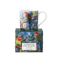 Australian Bird & Flora - Rosella & Banksia City Mug
