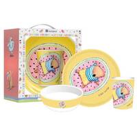 Summer Holidays with Barney Gumnut & Friends 3 Piece Kids Dinner Set - Wombat