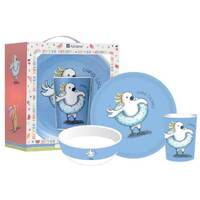 Ashdene Summer Holidays with Barney Gumnut & Friends 3 Piece Kids Dinner Set - Cockatoo