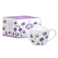 Ashdene Purple Poppies Australian War Memorial - Teapot with Metal Infuser