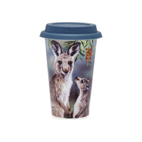 Ashdene Fauna of Australia - Kangaroo & Joey Travel Mug