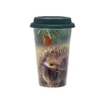 Ashdene Fauna of Australia - Echidna & Finch Travel Mug