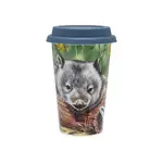 Ashdene Fauna of Australia - Wombat & Lizard Travel Mug