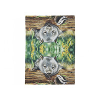 Ashdene Fauna of Australia - Wombat & Lizard Tea Towel