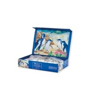 Australian Bird & Flora - Penguin & Ice Plant 500 Piece Jigsaw Puzzle