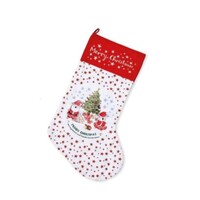 Barney Saves Christmas Santa Stocking - Barney & Friends Around Tree