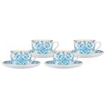 Ashdene Lisbon - Cup & Saucer 4 Pack