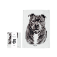 Ashdene Delightful Dogs - Staffy Terrier Tea Towel
